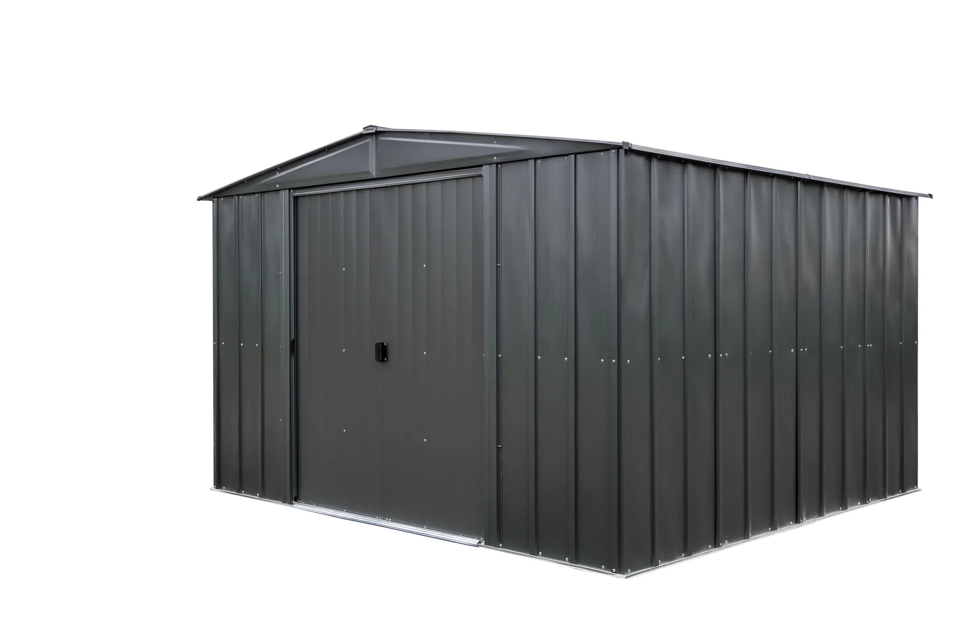 Metallgerätehaus, grau, 313x297x198 cm - 3