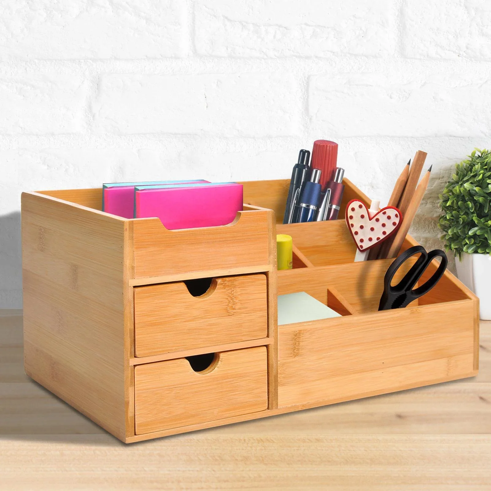Schreibtischorganizer mit 2 Schubladen - 3