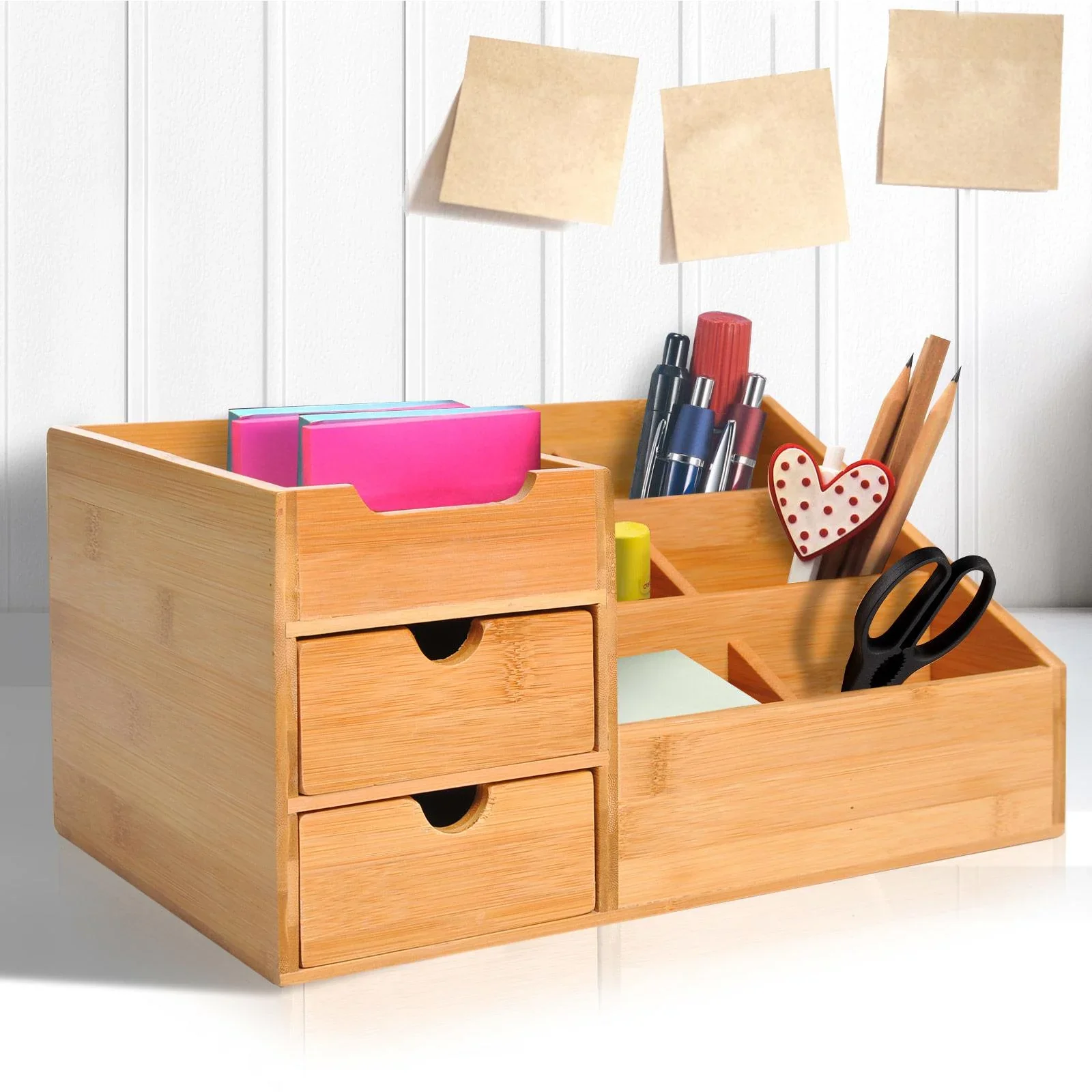Schreibtischorganizer mit 2 Schubladen - 6