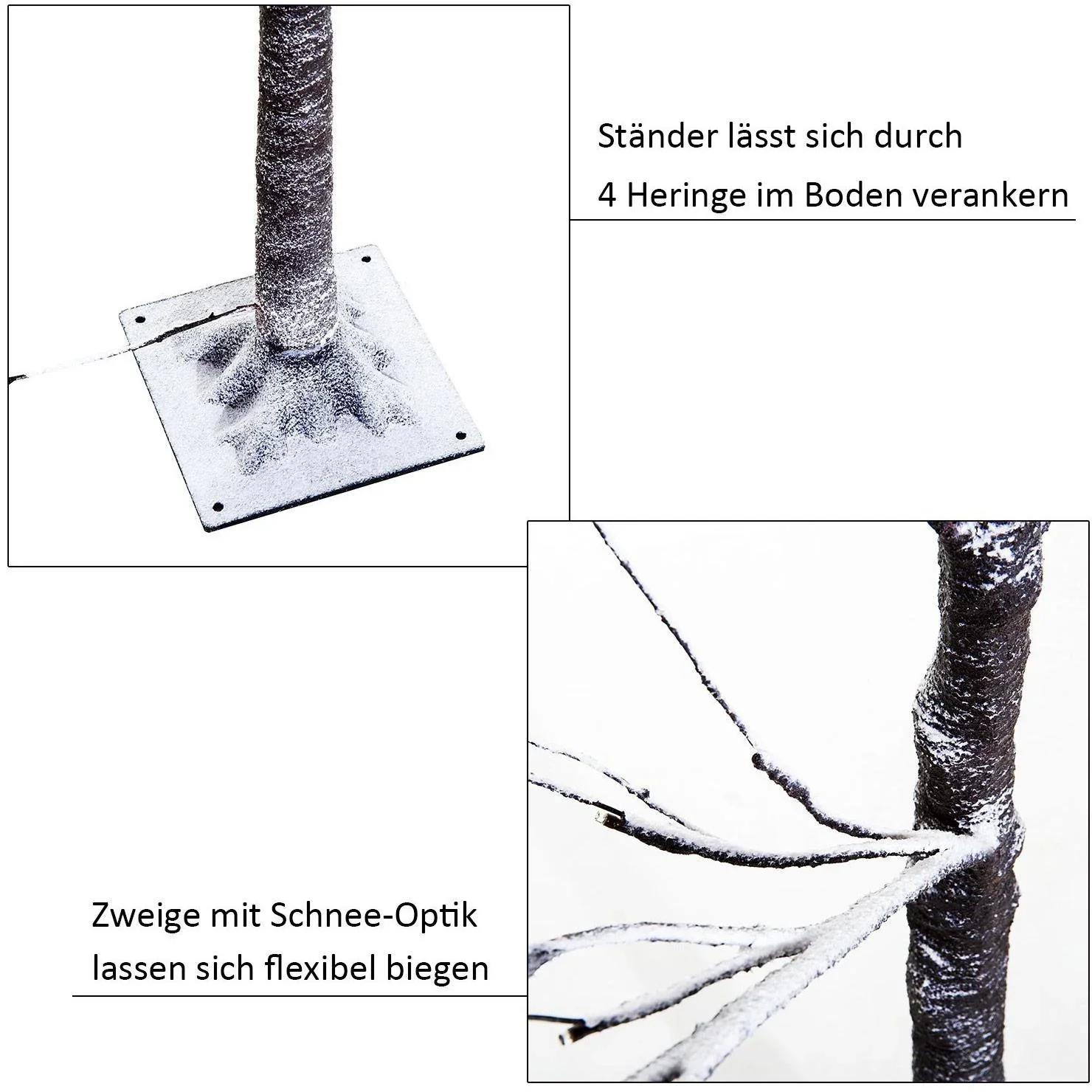 Lichterbaum LED 120cm Bunt Weihnachten Leuchte - 0