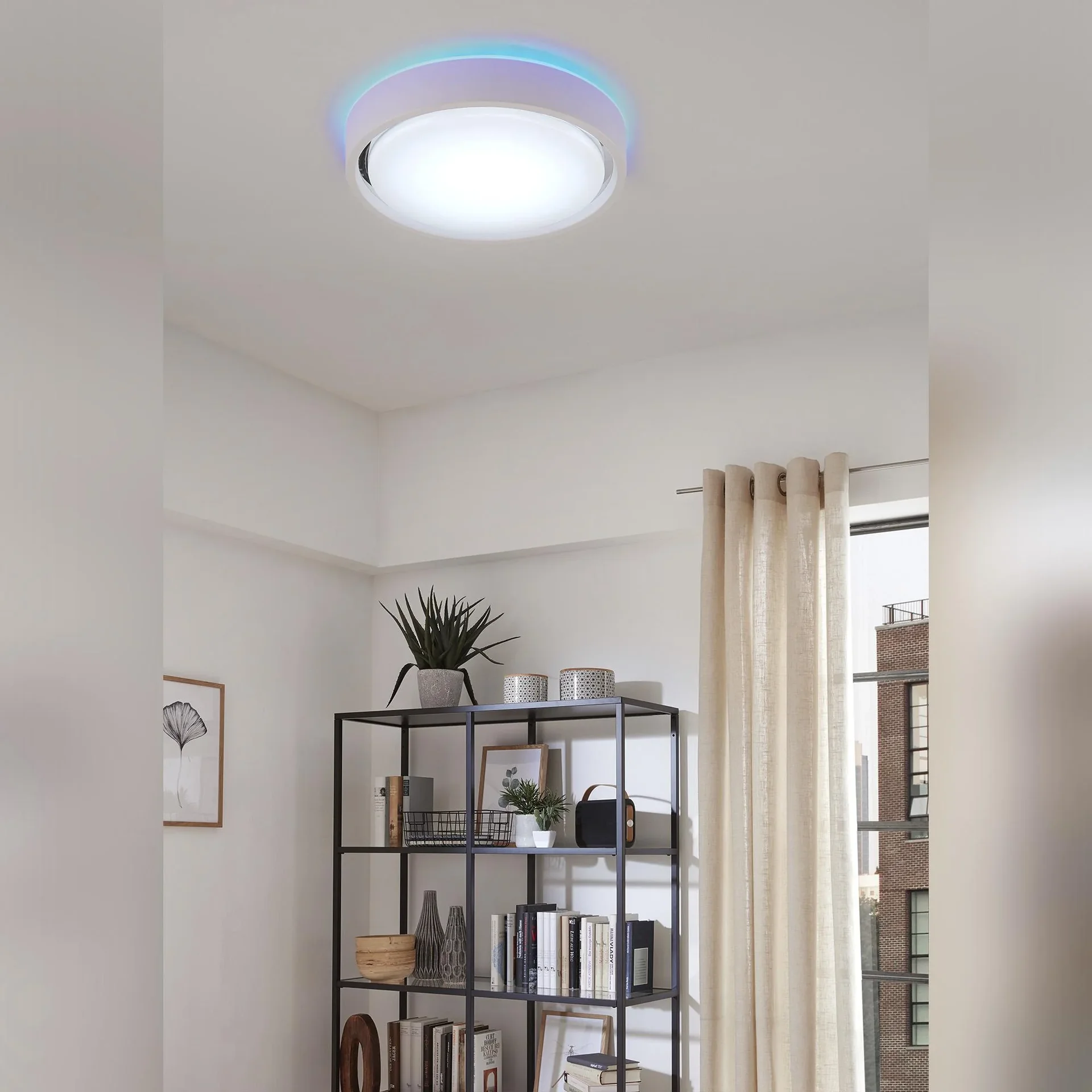 LED Deckenleuchte, rund, Ø 36 cm, CCT, Bewegungssensor, 30 Watt, weiß - 6