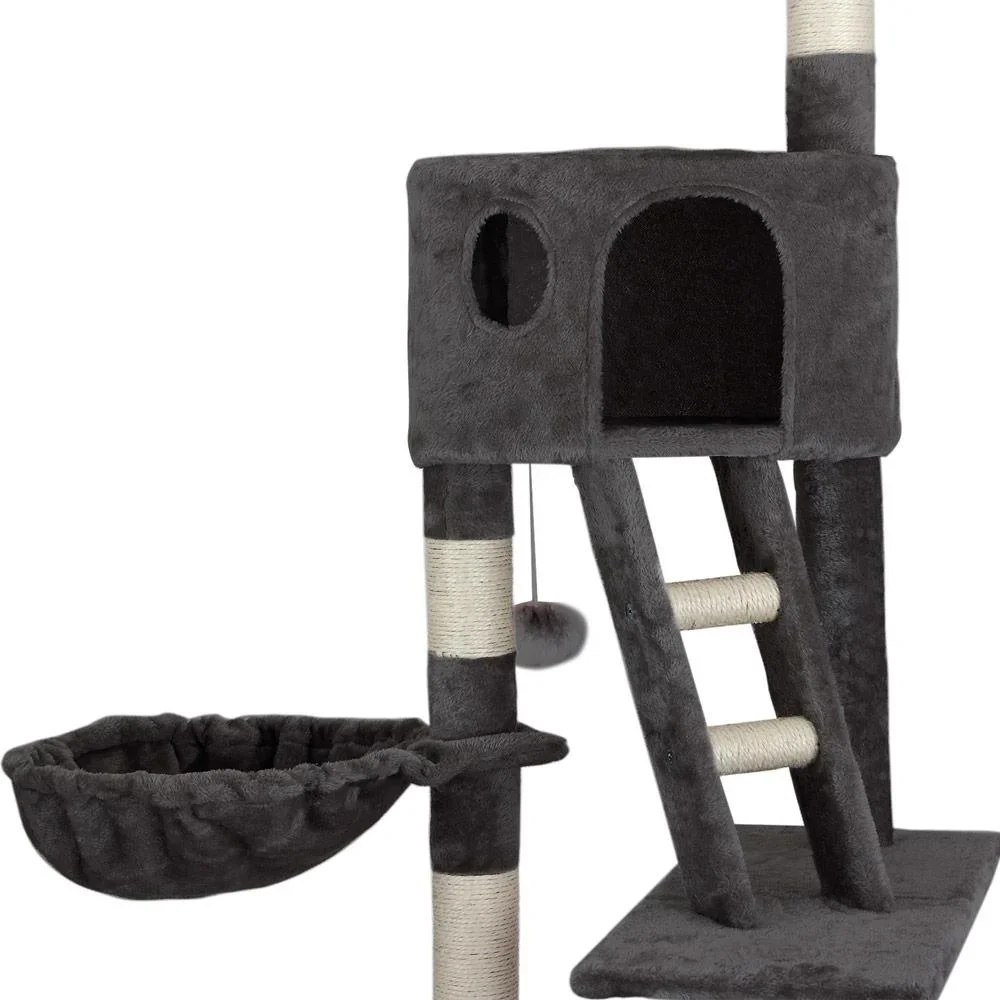 Codoca Kratzbaum, Deckenhöhe 240 - 260 cm Dunkelgrau - 2