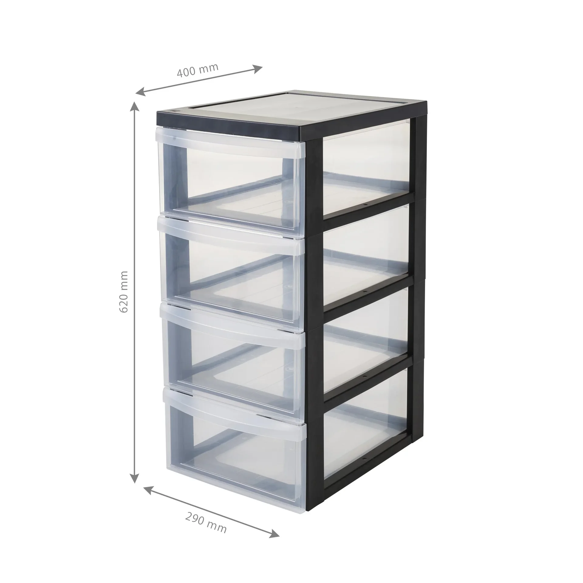 Rollcontainer DC-005 mit 4 mittleren Schubladen - 5
