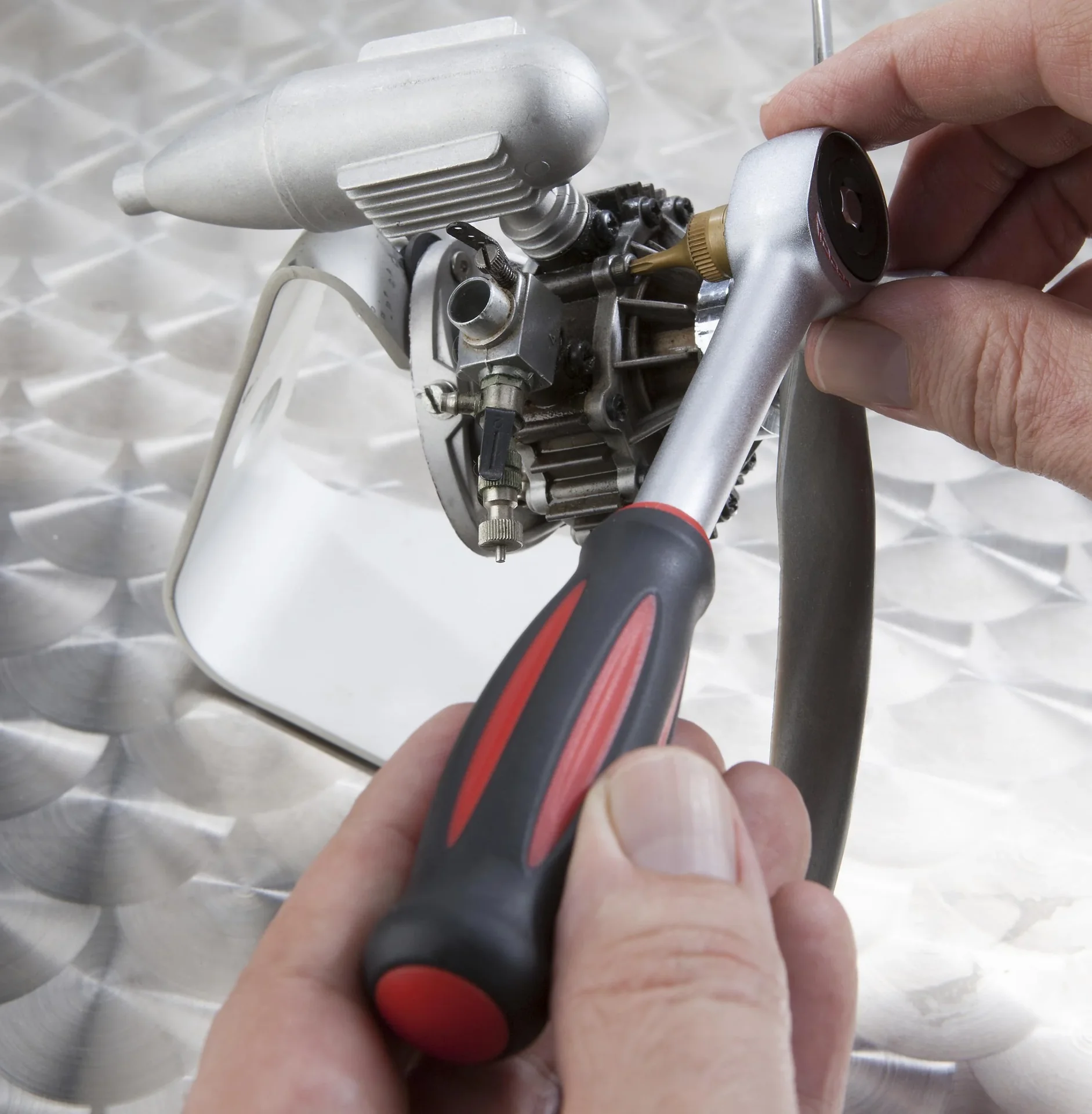 Durchsteckknarre 1/4" - 1