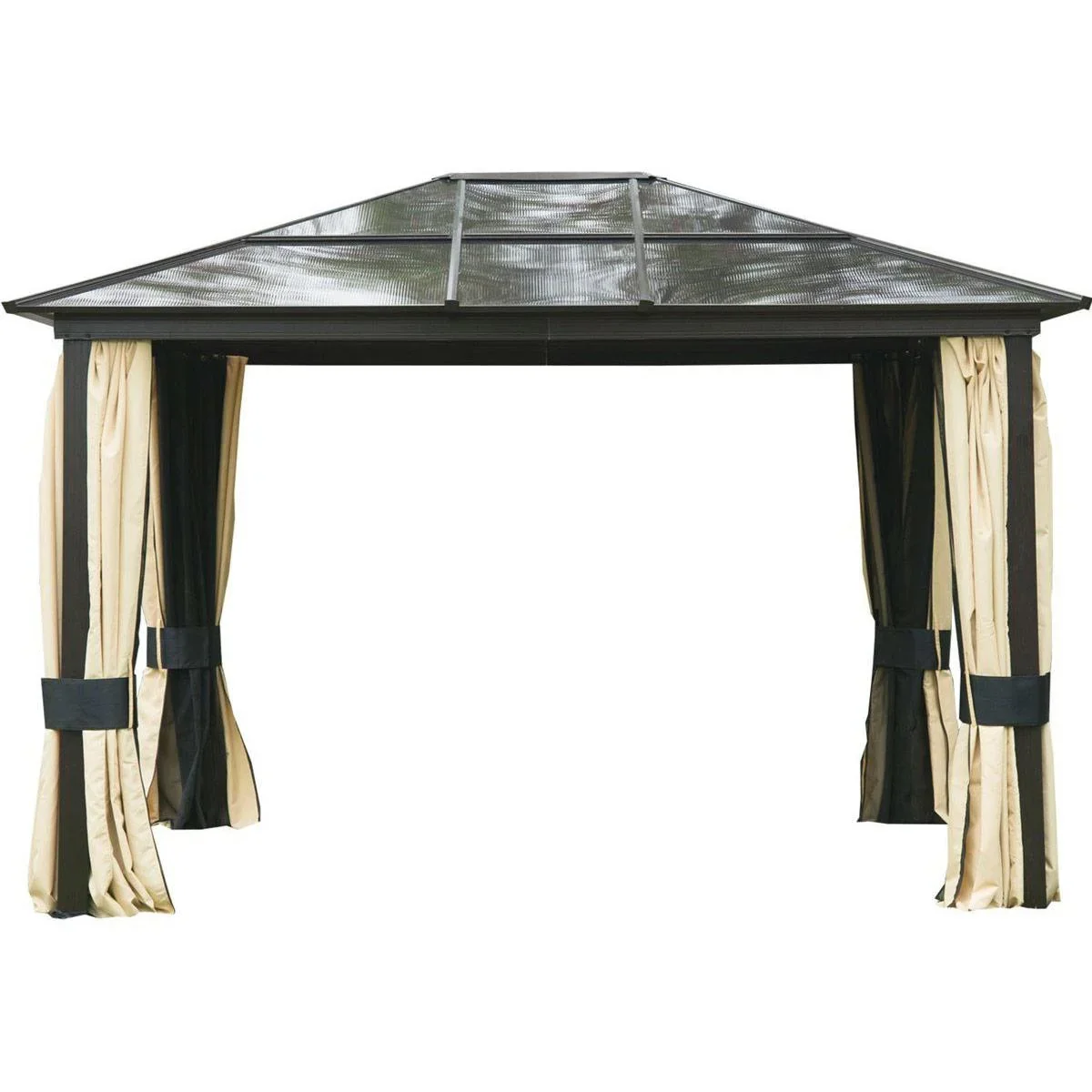 Gartenzelt mit lichtdurchlässigem Dach - 4