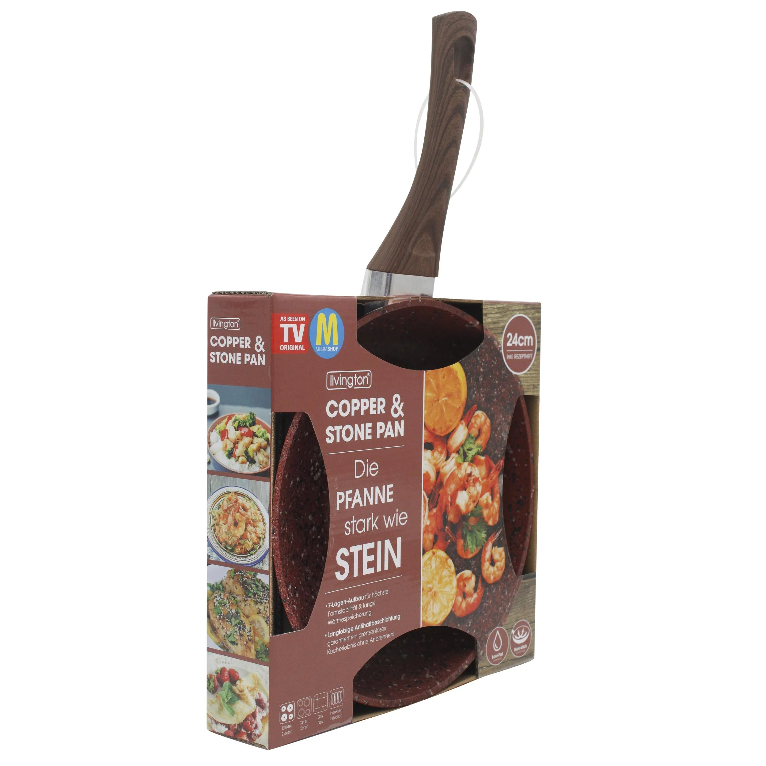 Copper & Stone Pfanne, 24 cm - 3