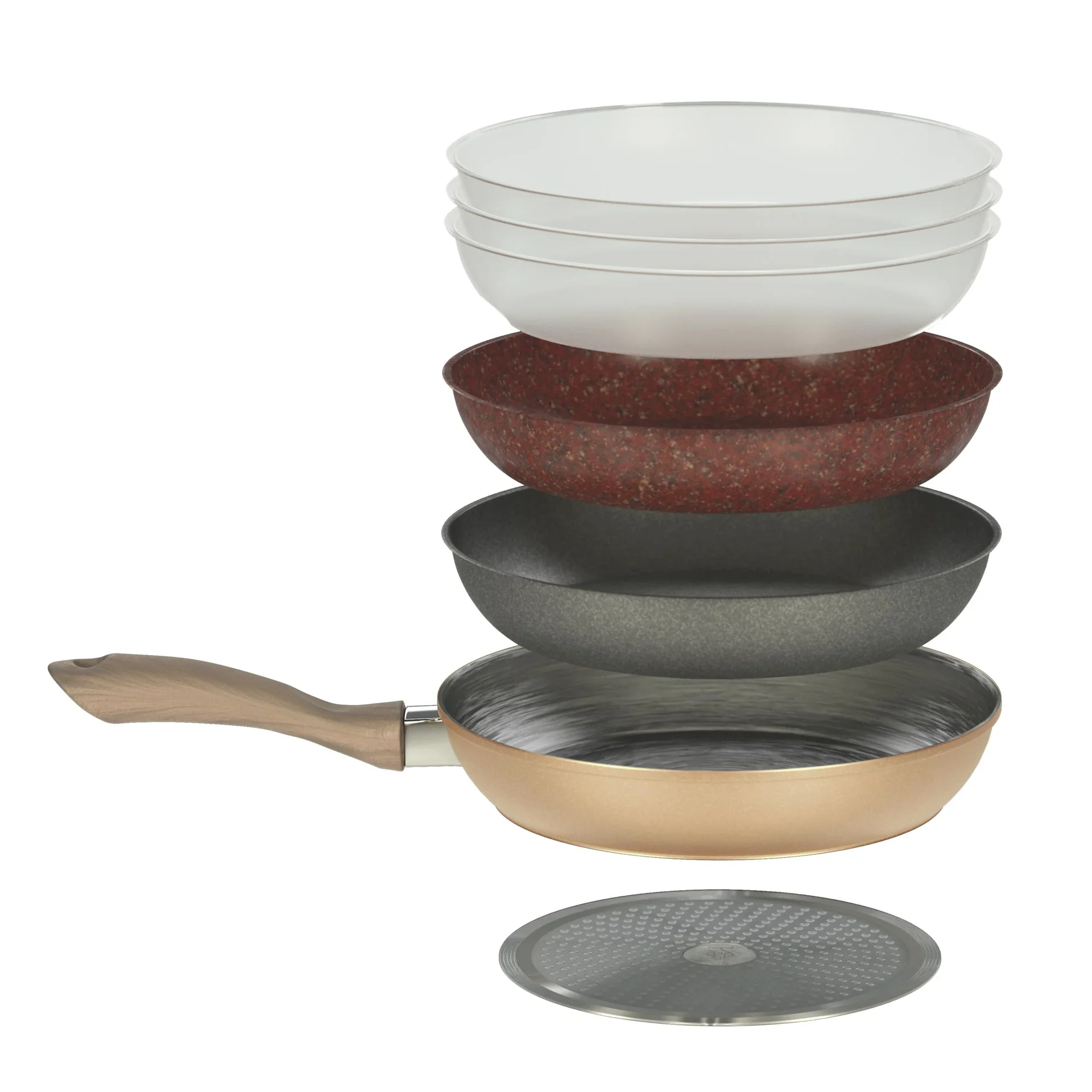 Copper & Stone Pfanne, 24 cm - 6