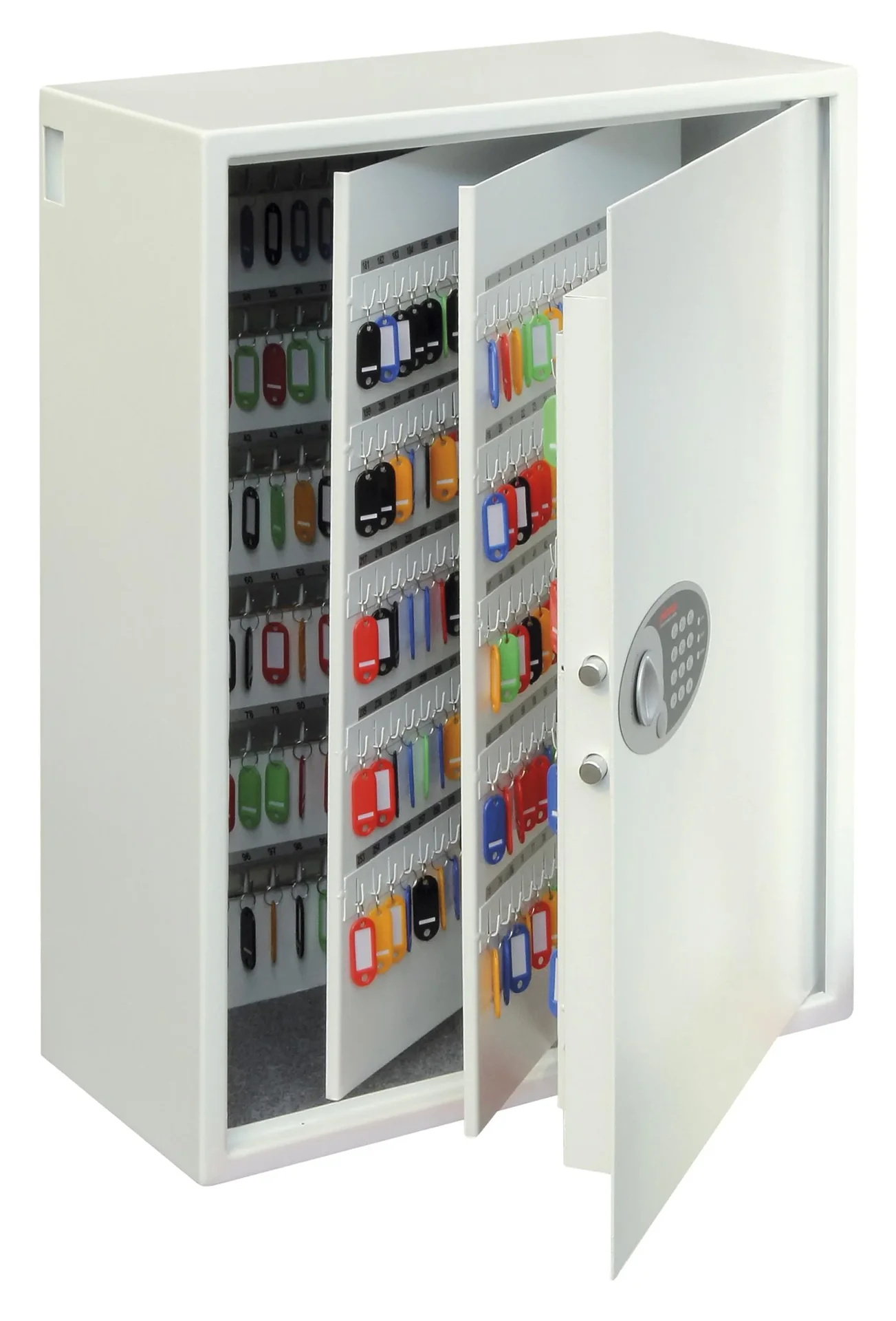 Schlüsseltresor Cygnus mit Elektronikschloss für 500 Schlüssel, Außenmaße 760 x 580 x 280 mm - 1