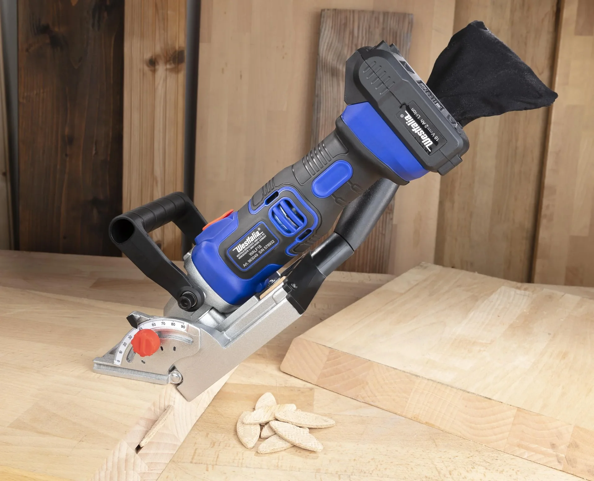 Akku Lamellendübelfräse 18 Volt - 8