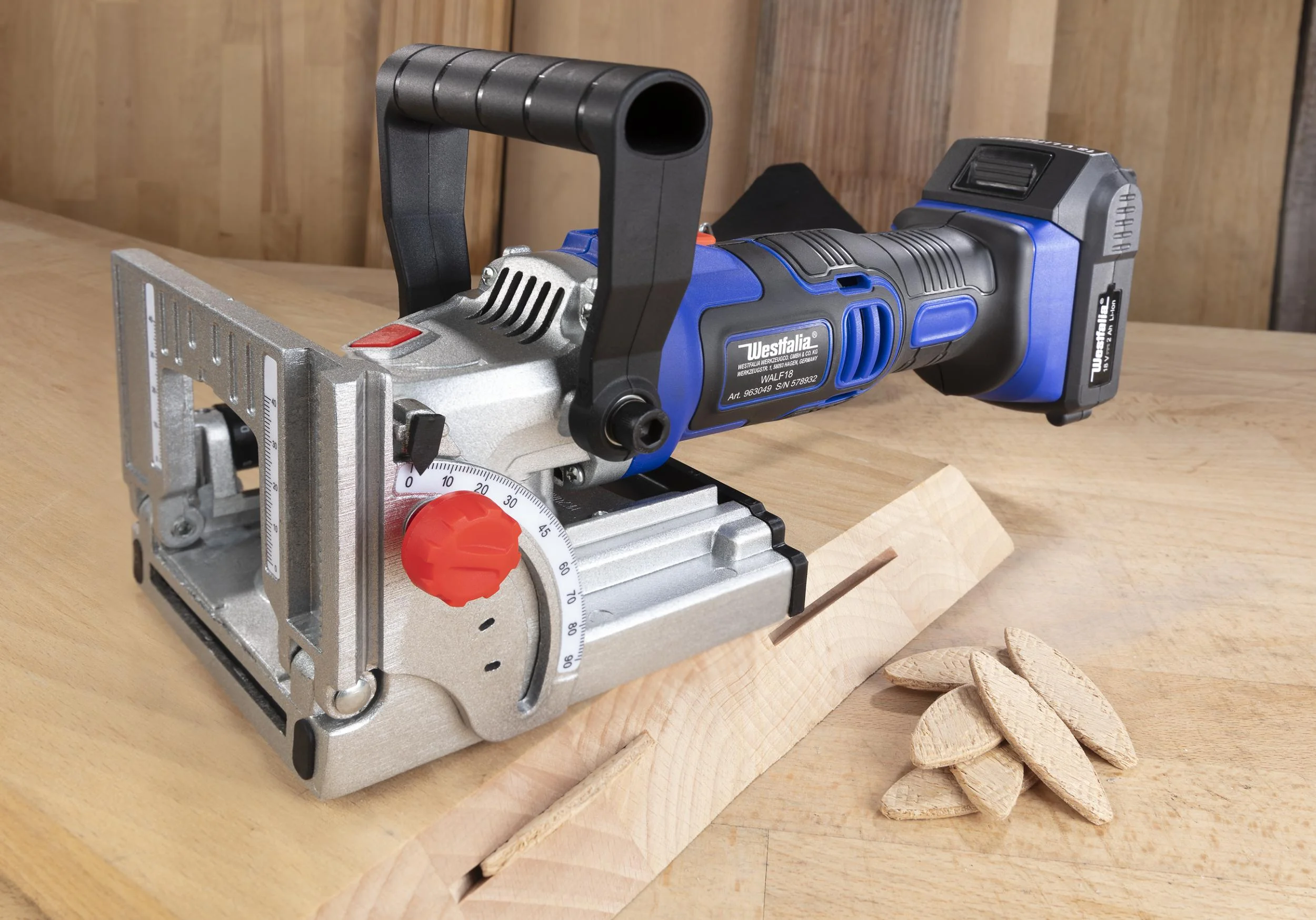 Akku Lamellendübelfräse 18 Volt - 9