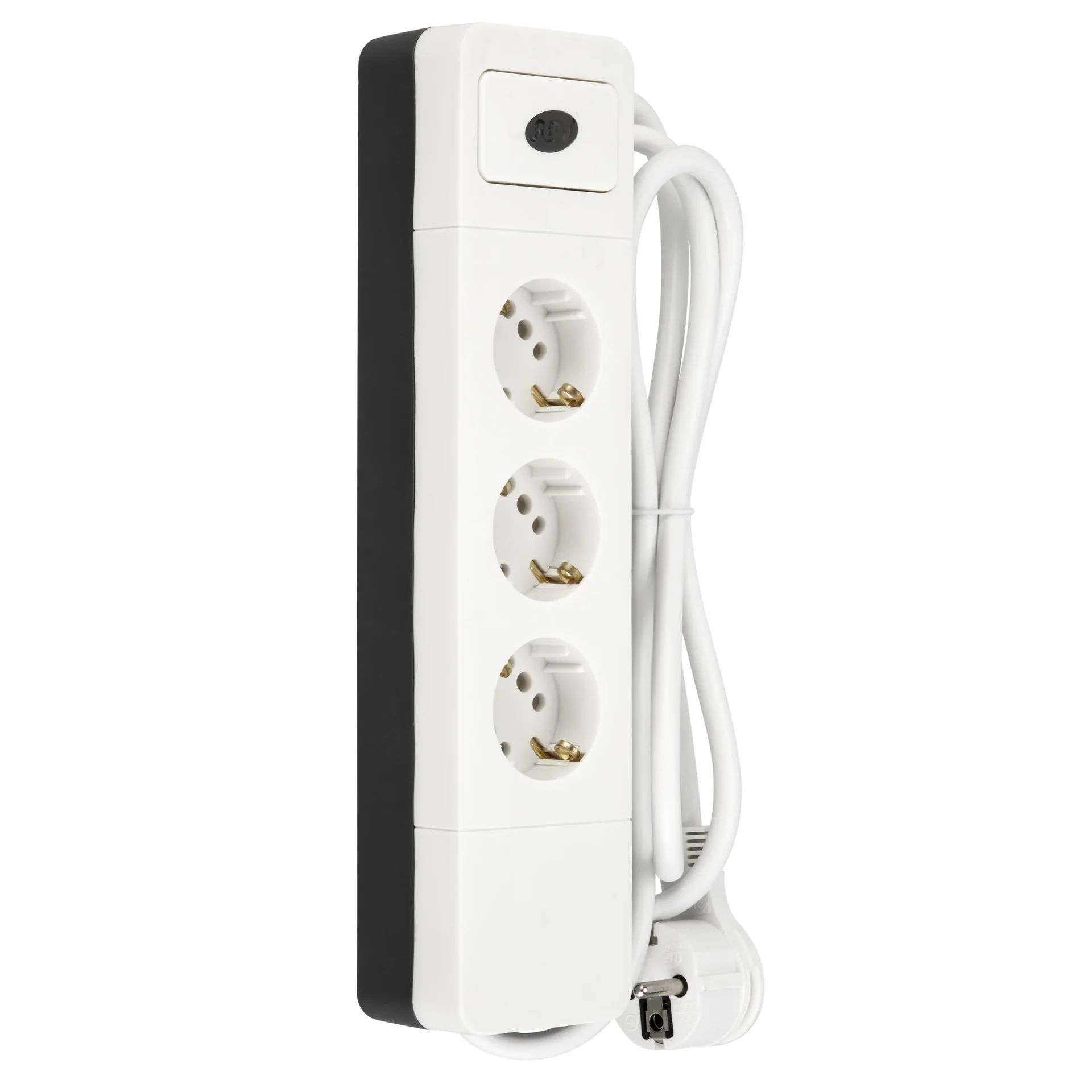 3fach Steckdosenleiste mit Kombistecksystem - 3