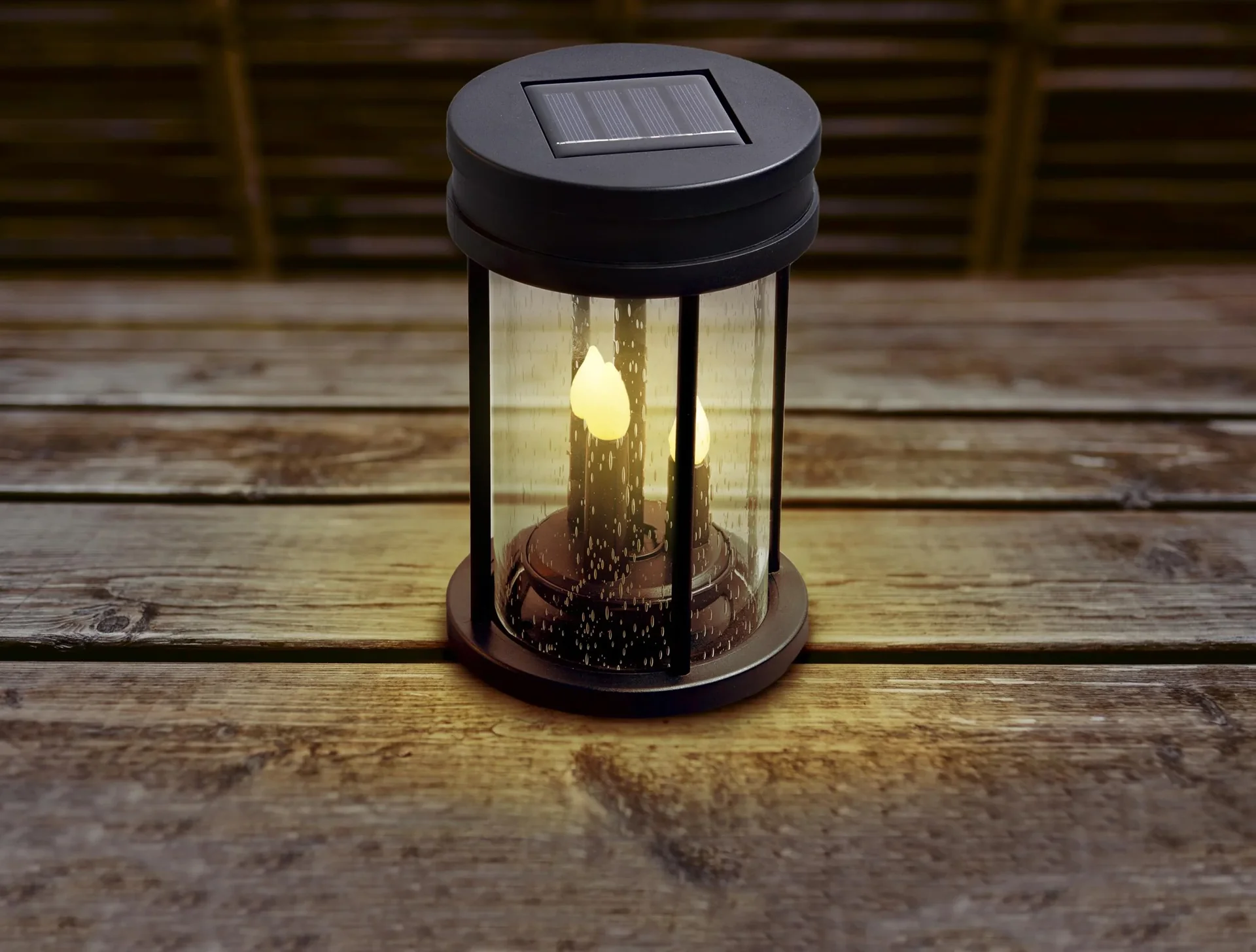 Solar Leuchte 3in1 mit Flammeneffekt - 0