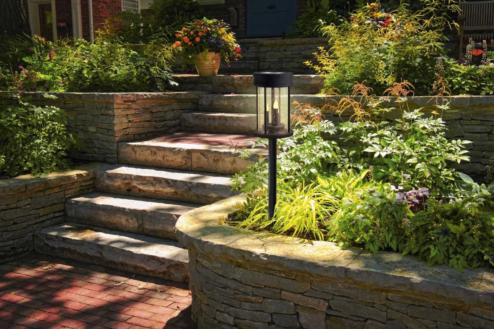 Solar Leuchte 3in1 mit Flammeneffekt - 2