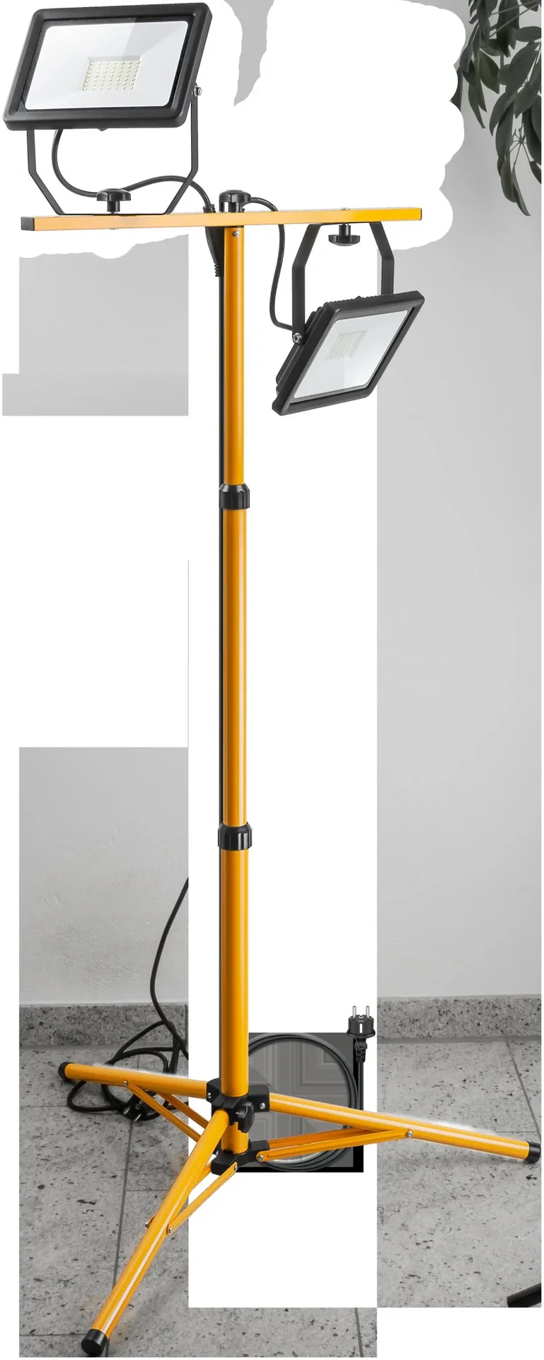 2 x 50W Stativ LED Baustrahler TW 8500 LM - 6