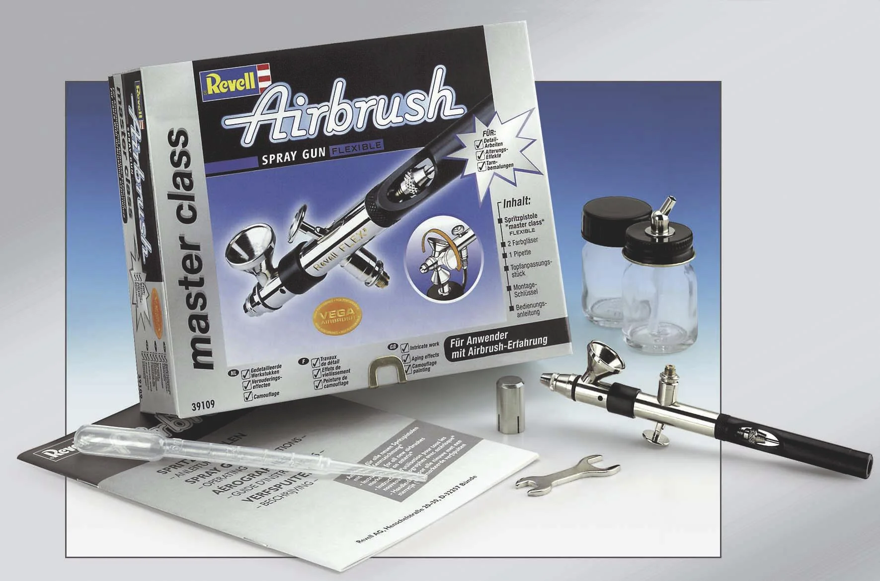 Airbrush Spritzpistole "master class" (Flexible) - 0