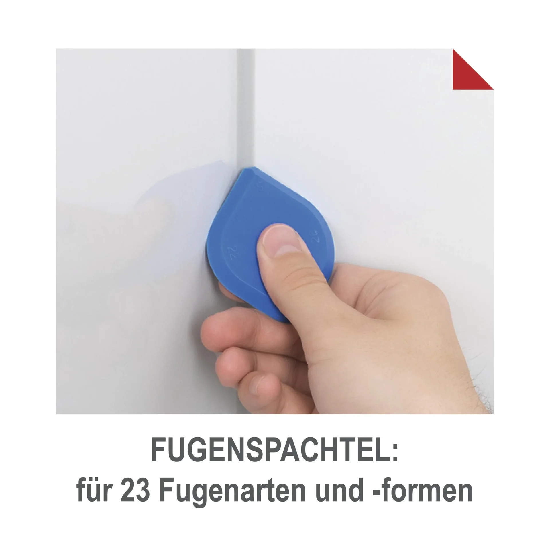 Silikonentferner 5 in 1, 20 cm grau/rot - 3