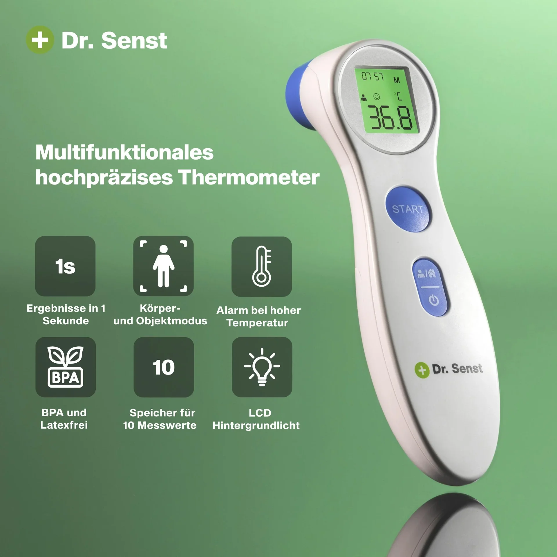 Infrarot Stirn-Thermometer - 0