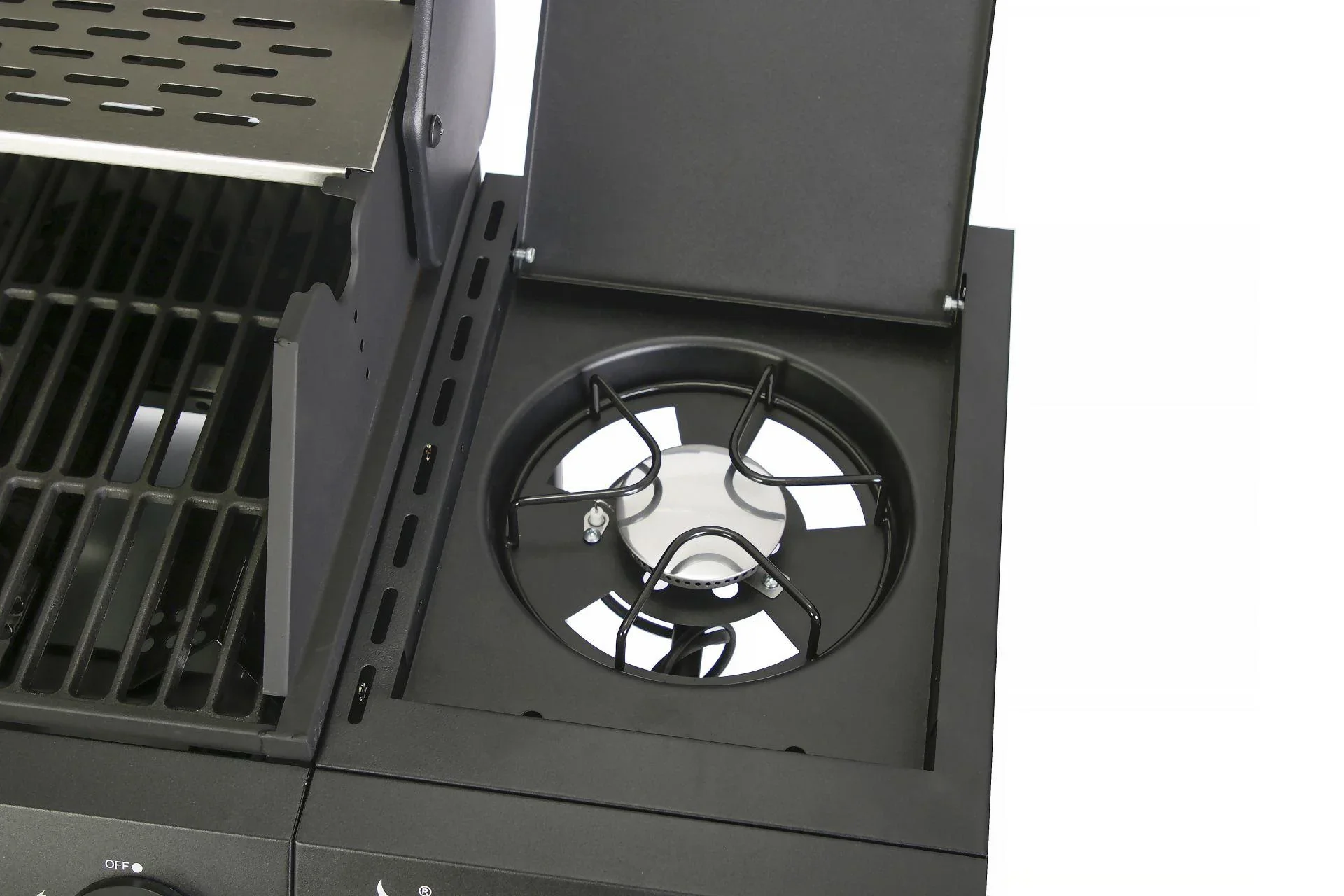 Gasgrill "San Angelo", 6+1 Brenner, Schwarz. - 5