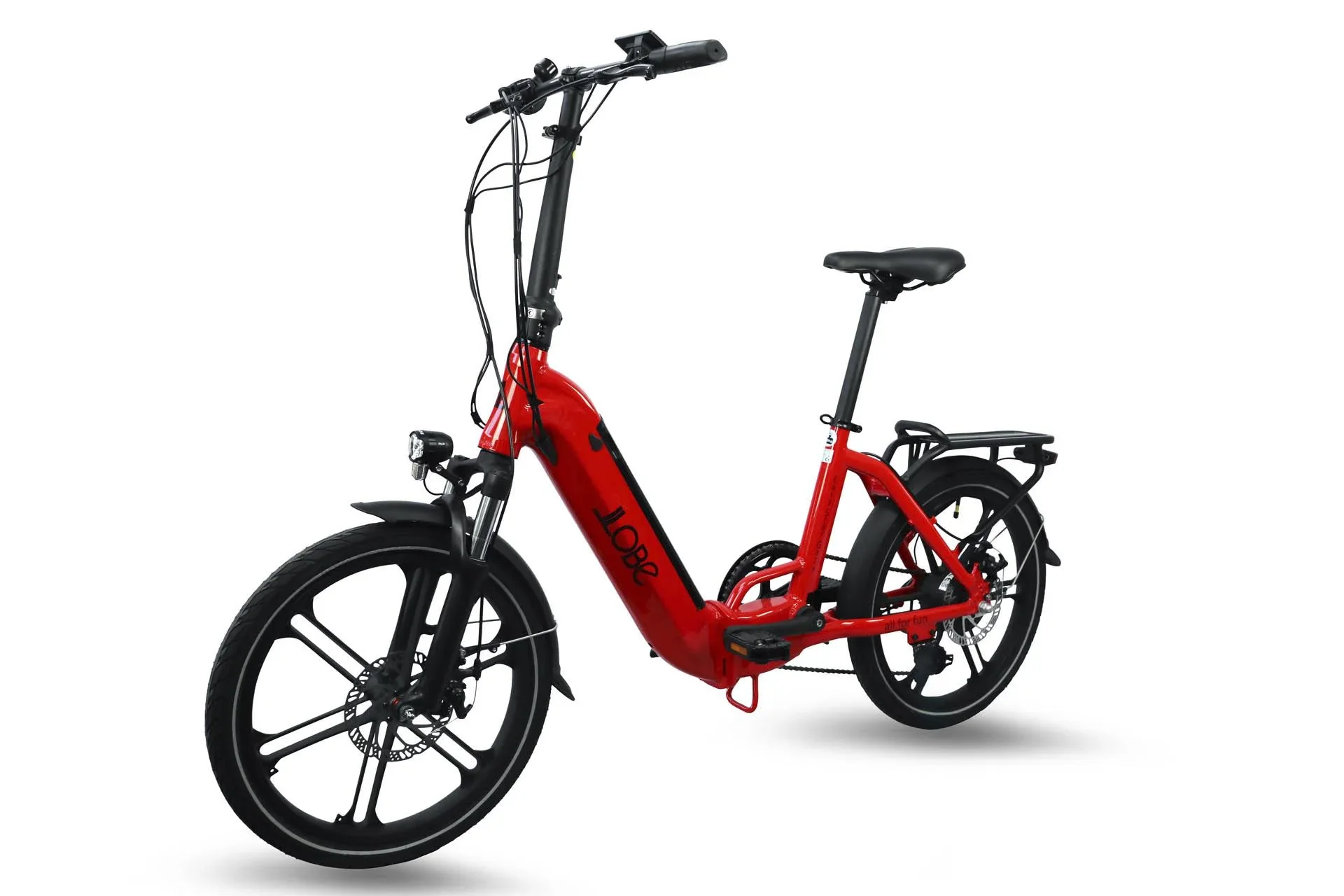 Unisex City E-Bike 20 Zoll, Rahmenhöhe 37 cm, 7-Gang Kettenschaltung, Gala white (Faltrad) - 4