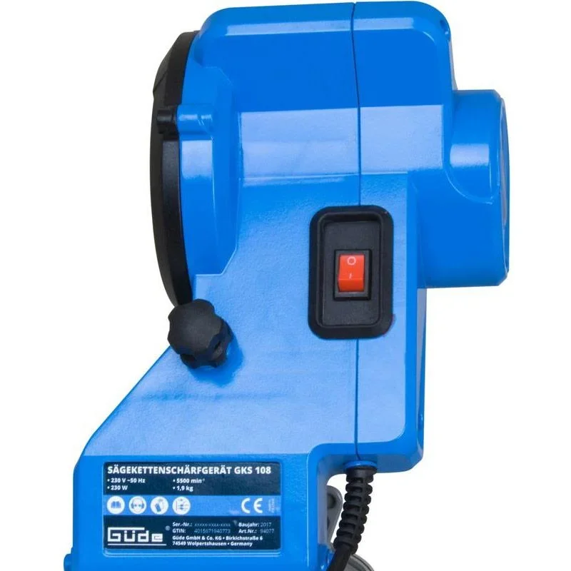 Kettensägenschleifer mit 108x3,2 x23mm Schleifscheibe - 85W - 4800 RPM - GKS 108 - 0