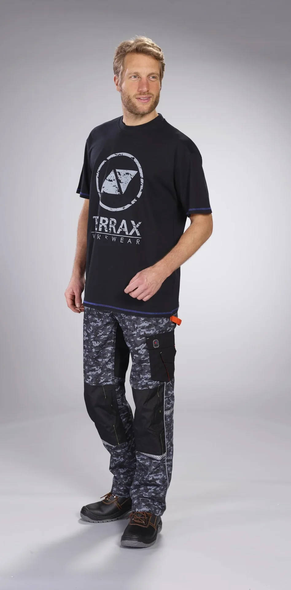 Bundhose mit Pixelprint, Gr.48 - 1