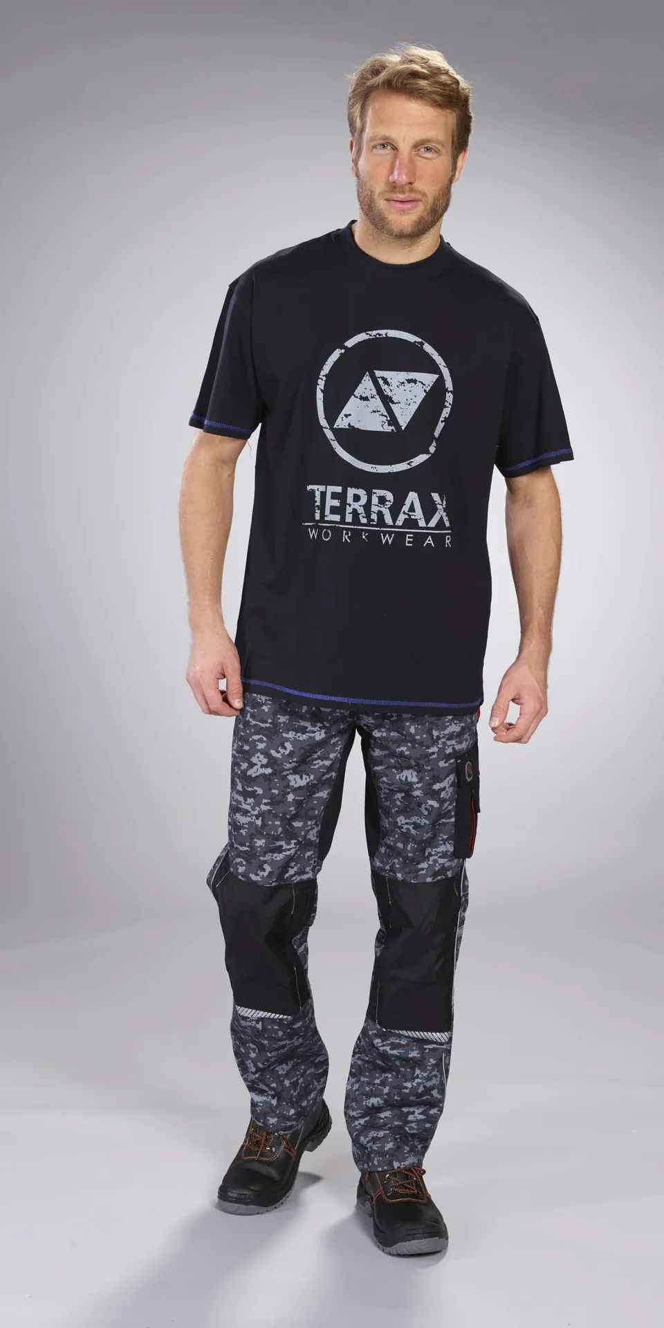 Bundhose mit Pixelprint, Gr.48 - 5