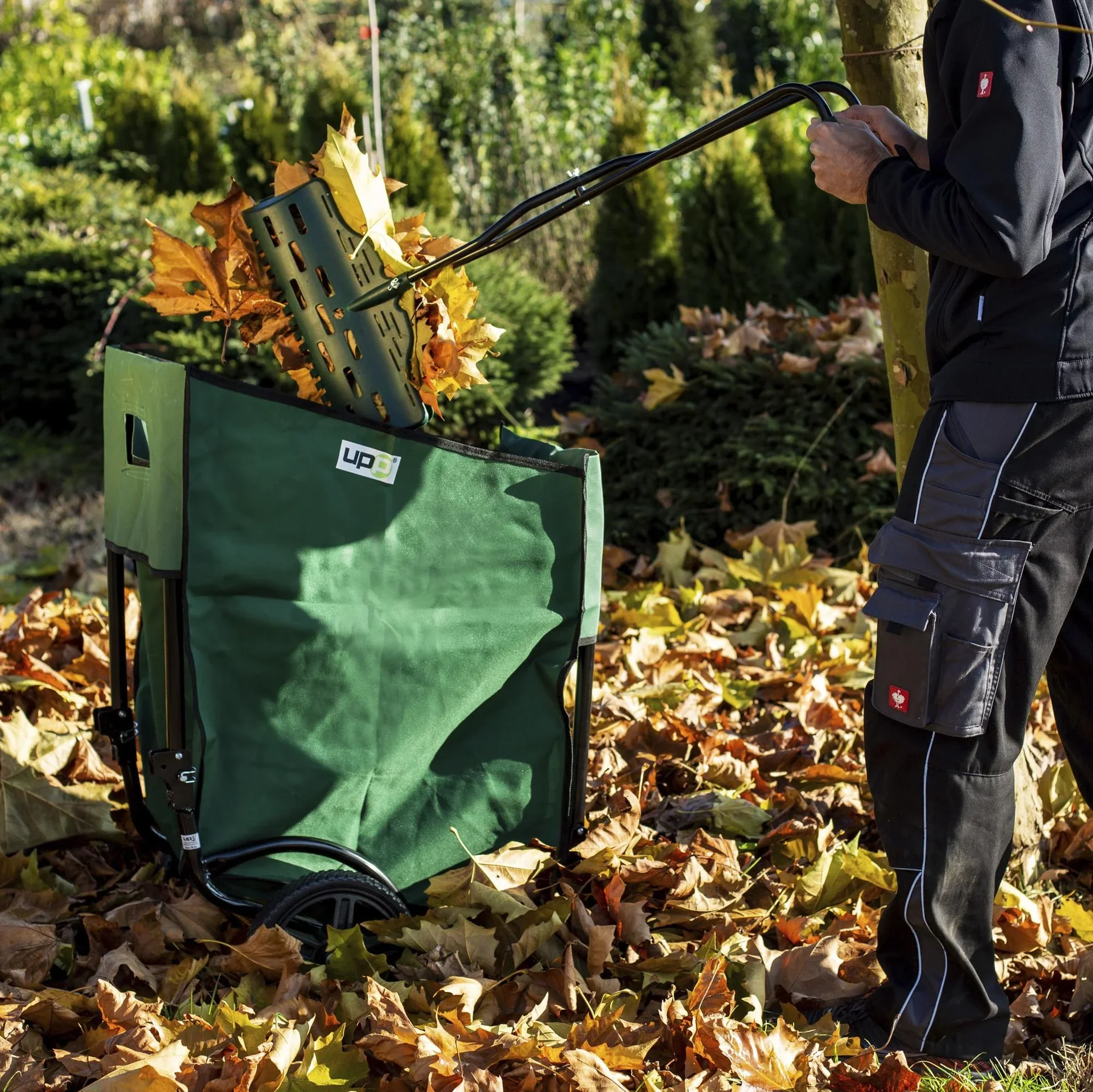 Laubgreifer, ergonomisch, grün - 0