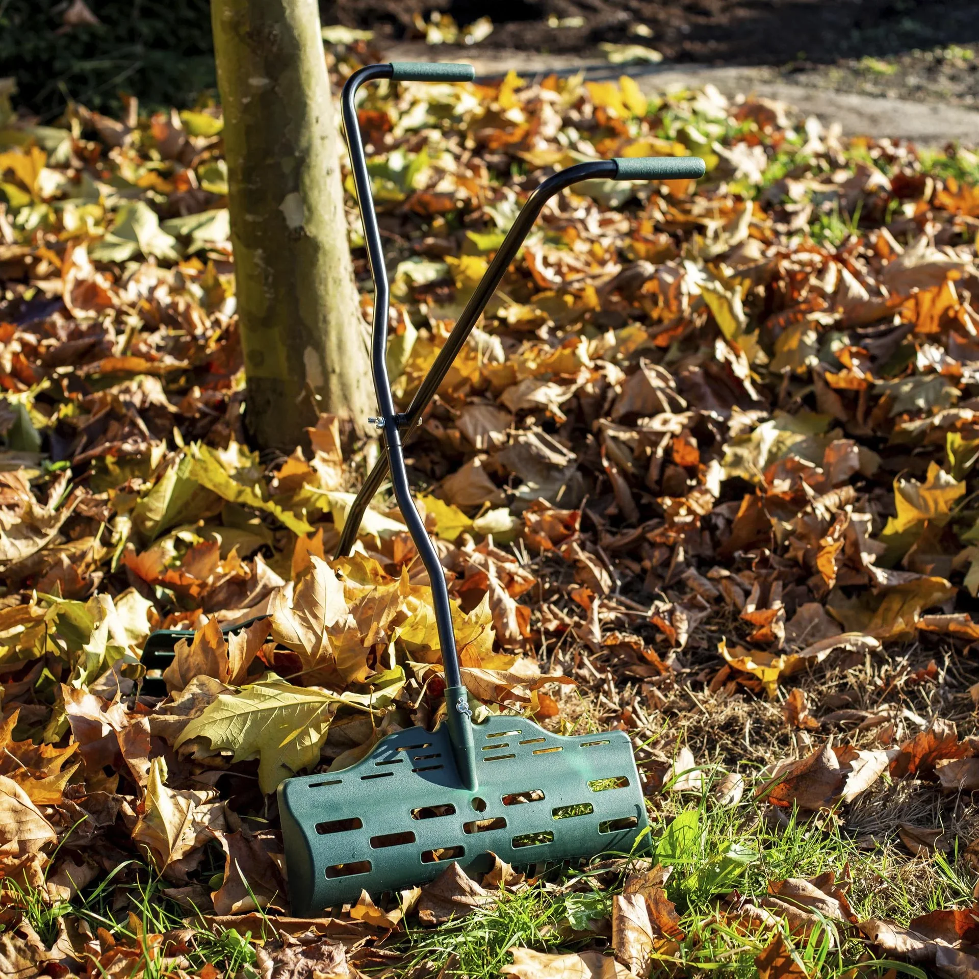 Laubgreifer, ergonomisch, grün - 1