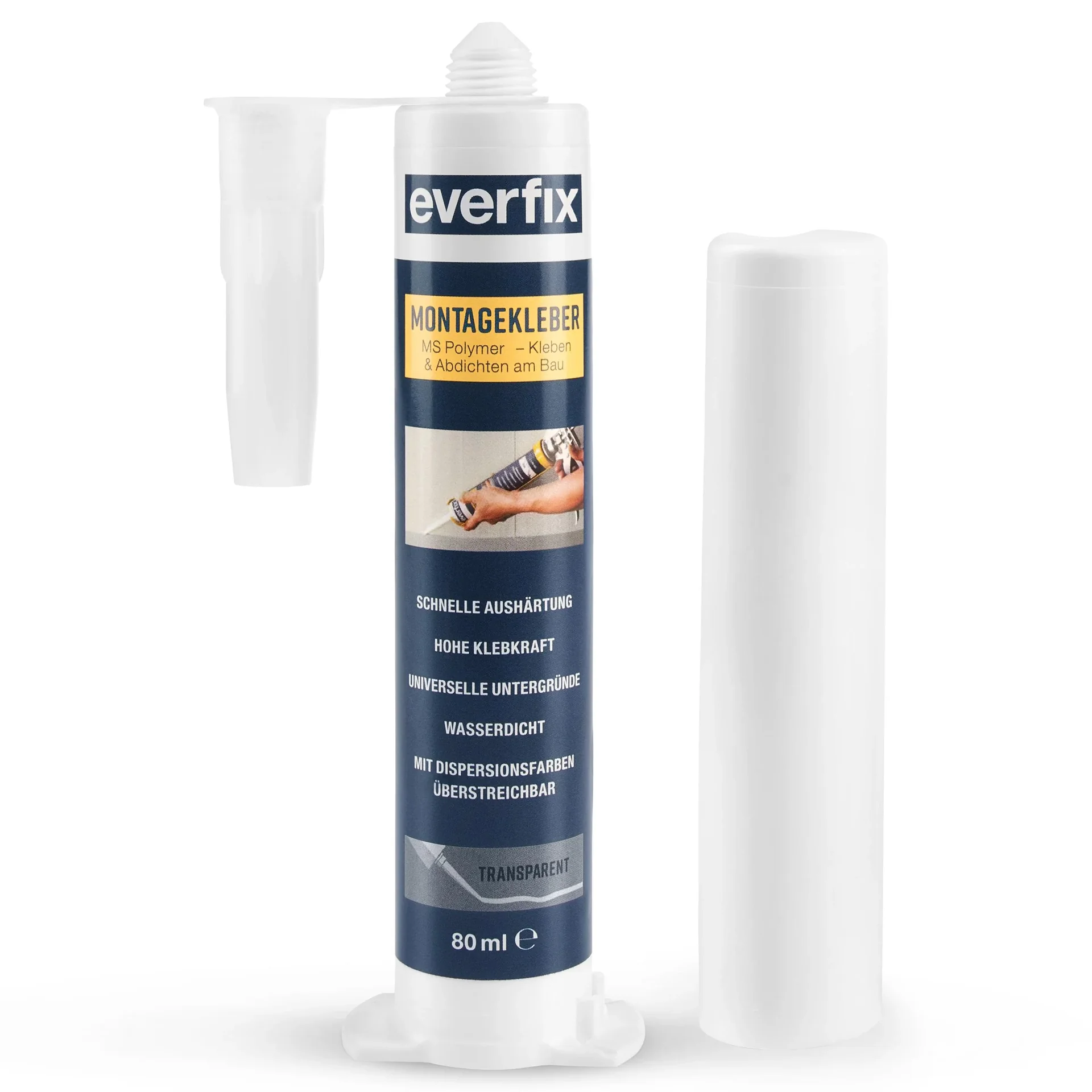 Montagekleber, transparent, 80 ml - 8