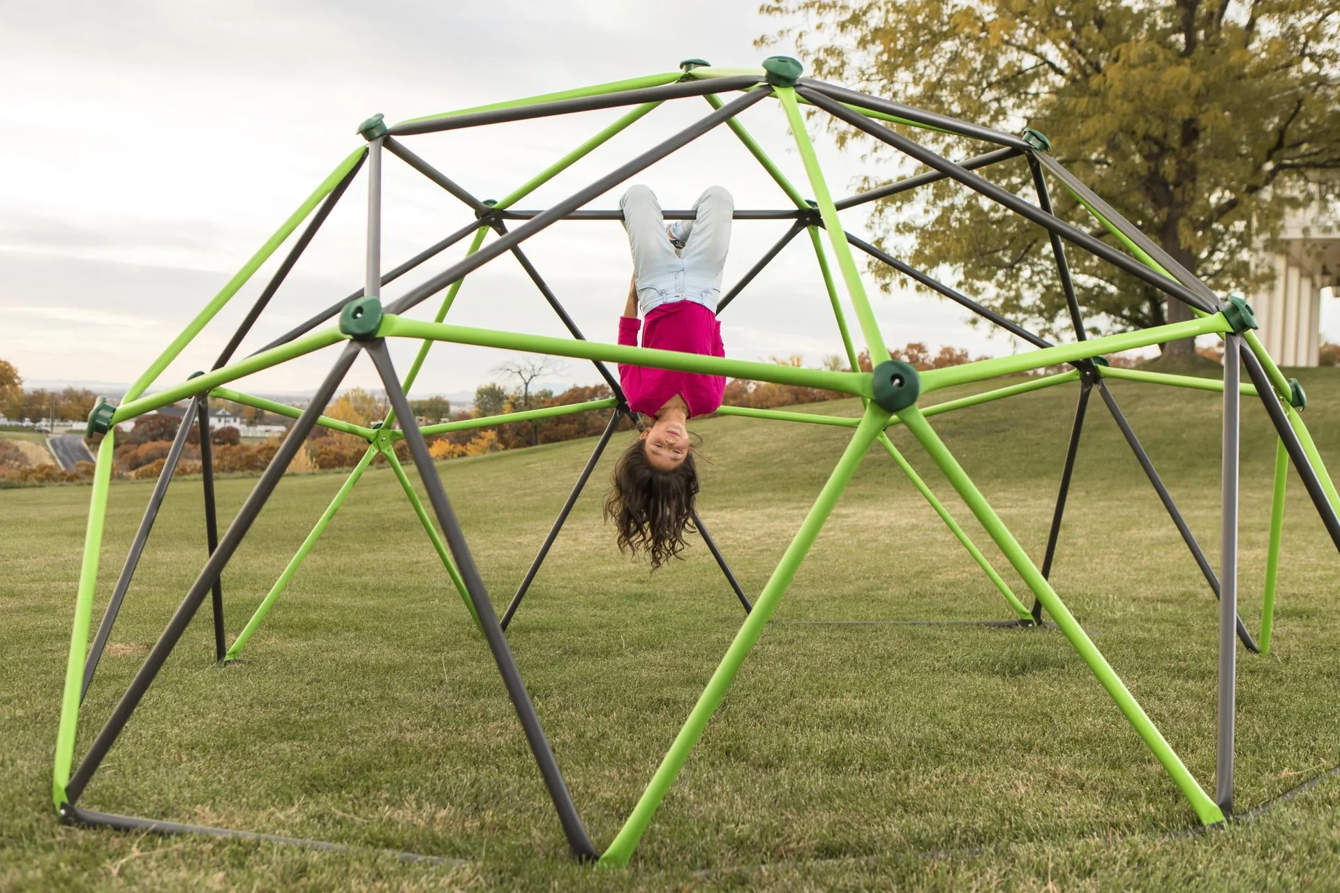 Kletterkugel Geodome - aus rostfreiem und witterungsbeständigem Stahl - 1