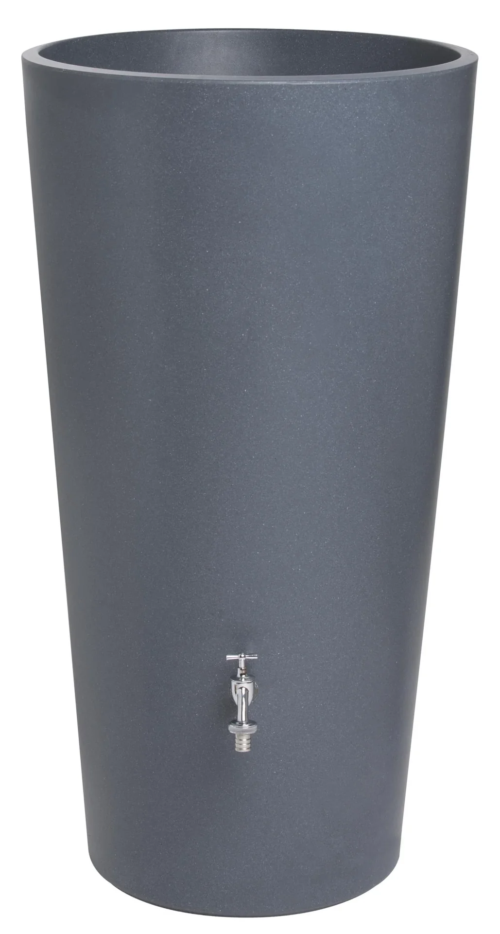 Regenspeicher "Rainbowl Flower" 150 L betongrau - 1