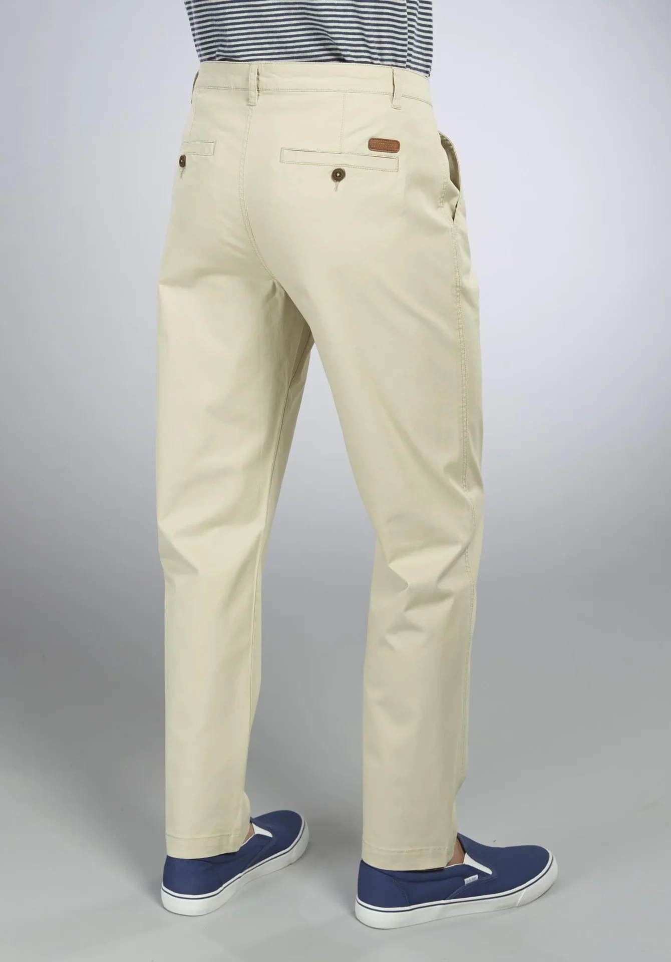 Hose mit Twill, Farbe beige, Gr.48 - 1