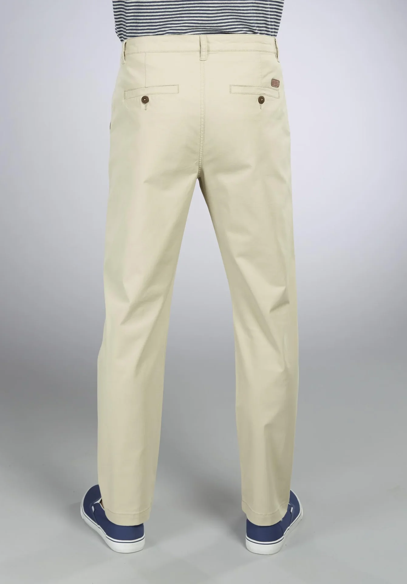 Hose mit Twill, Farbe beige, Gr.48 - 2