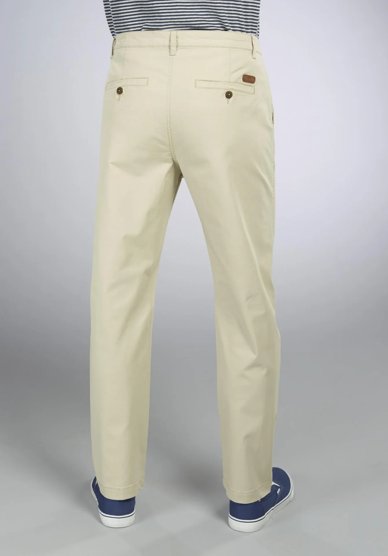 Hose mit Twill, Farbe beige, Gr.48 - 6