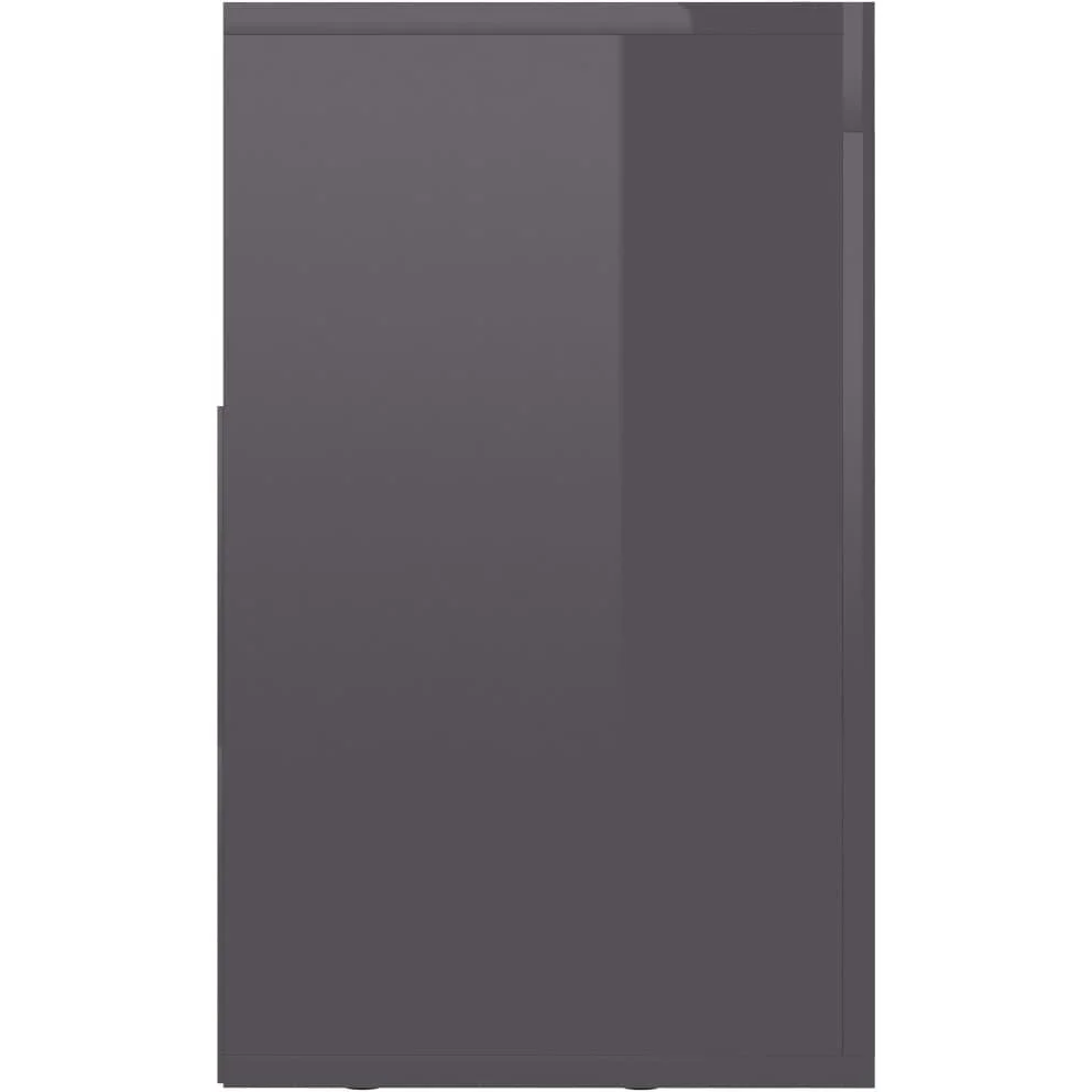 TV-Schrank 120x30x50 cm Spanplatte hochglänzend grau - 2