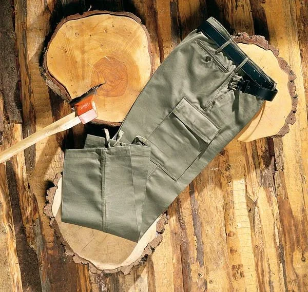 Bundeswehr Moleskin Arbeitshose, Farbe oliv. Gr. 48 - 1