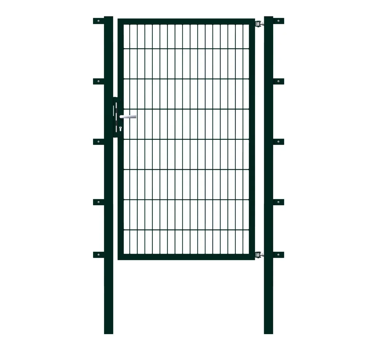 Einzeltor Flexo mit Zubehör, grün/ Breite 100 cm, Höhe 160 cm - 1
