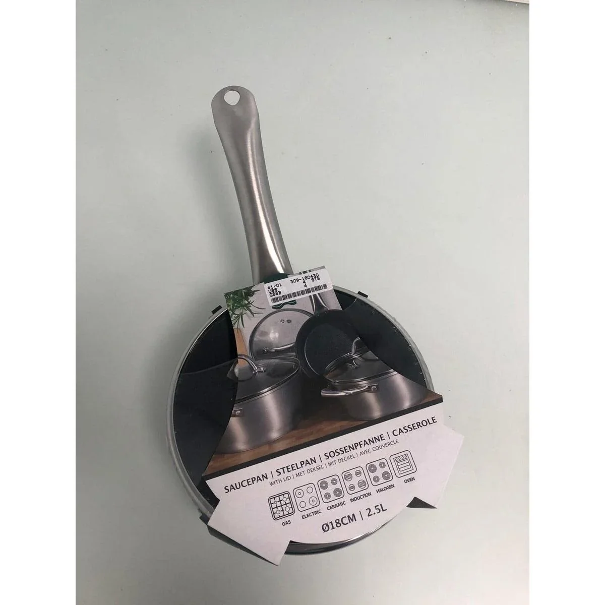 Kochtopf - 18 cm - Silber - 2