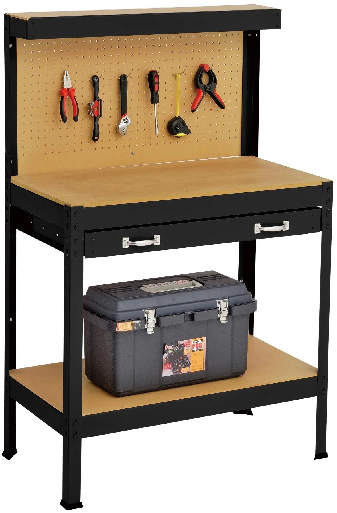 Werkbank mit gelochter Rückwand - 1