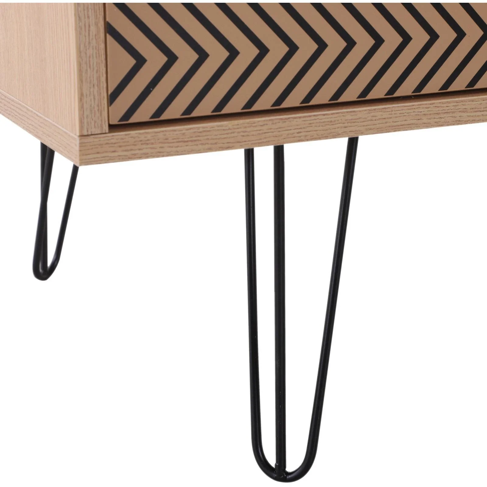 Couchtisch Beistelltisch Sofatisch Fernsehtisch Kaffeetisch mit Schublade Holz Eiche 110 x 55 x 35,5 cm - 4