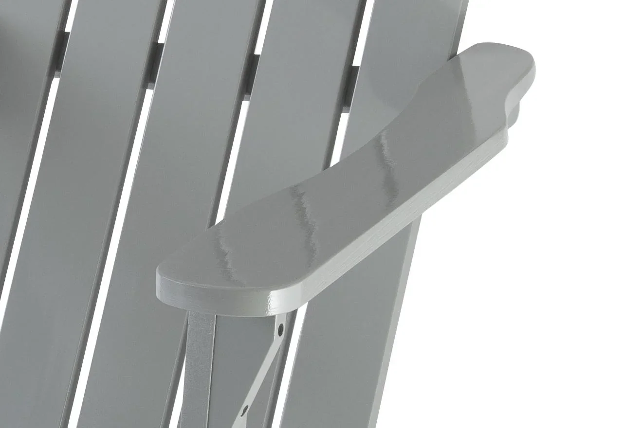 Adirondack Gartensessel "Ben" lichtgrau - 7