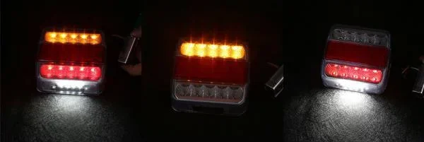 LED 3-Kammer-Schlussleuchte, 12 Volt, 1 Stück - 0