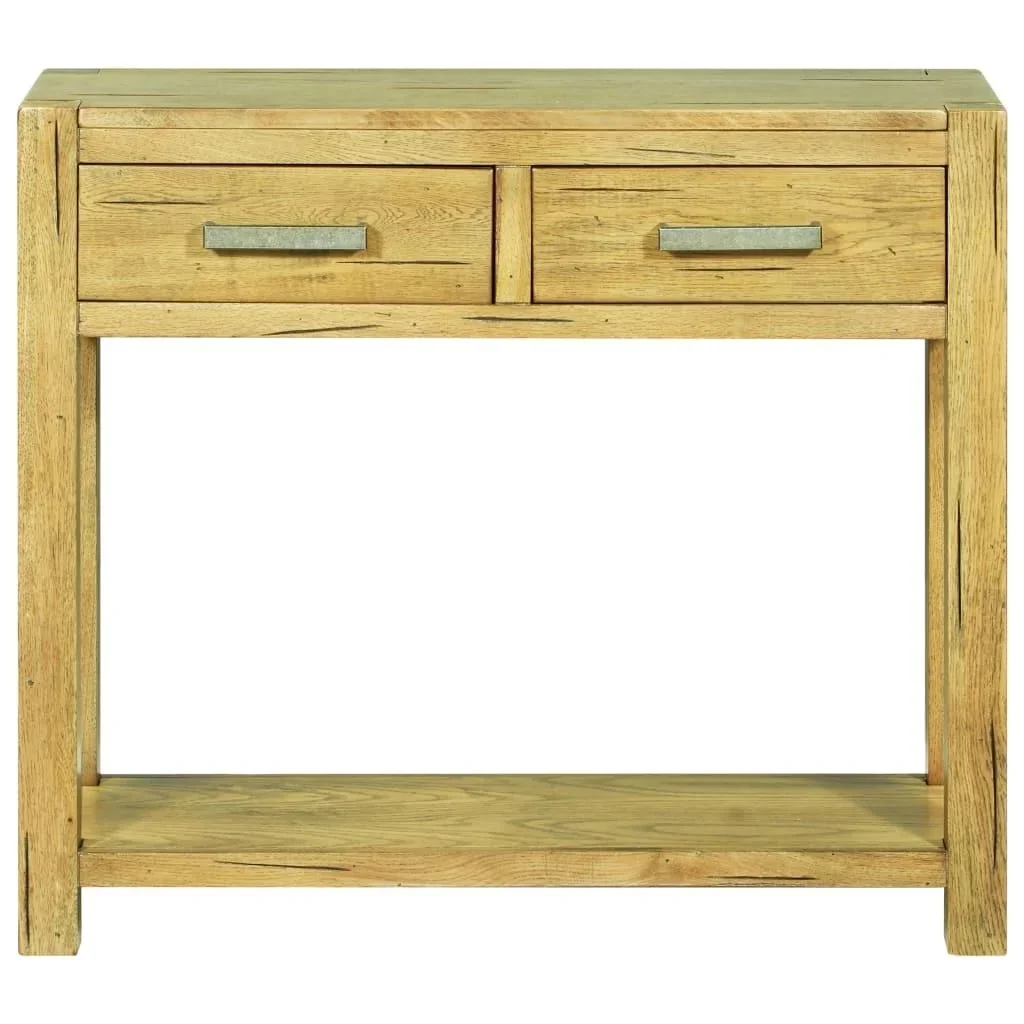 Wandtisch 83x30x73 cm Eiche rustikal - 2
