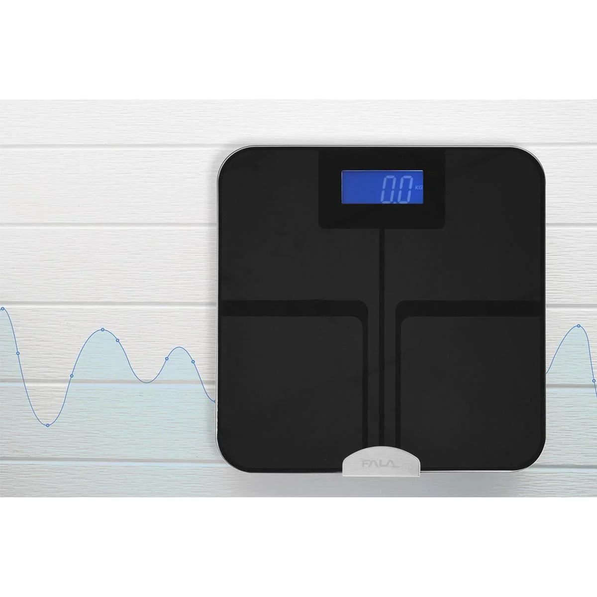 FALA Elektrische Waage mit bluetooth - Körperanalyse - 30X30cm - 3