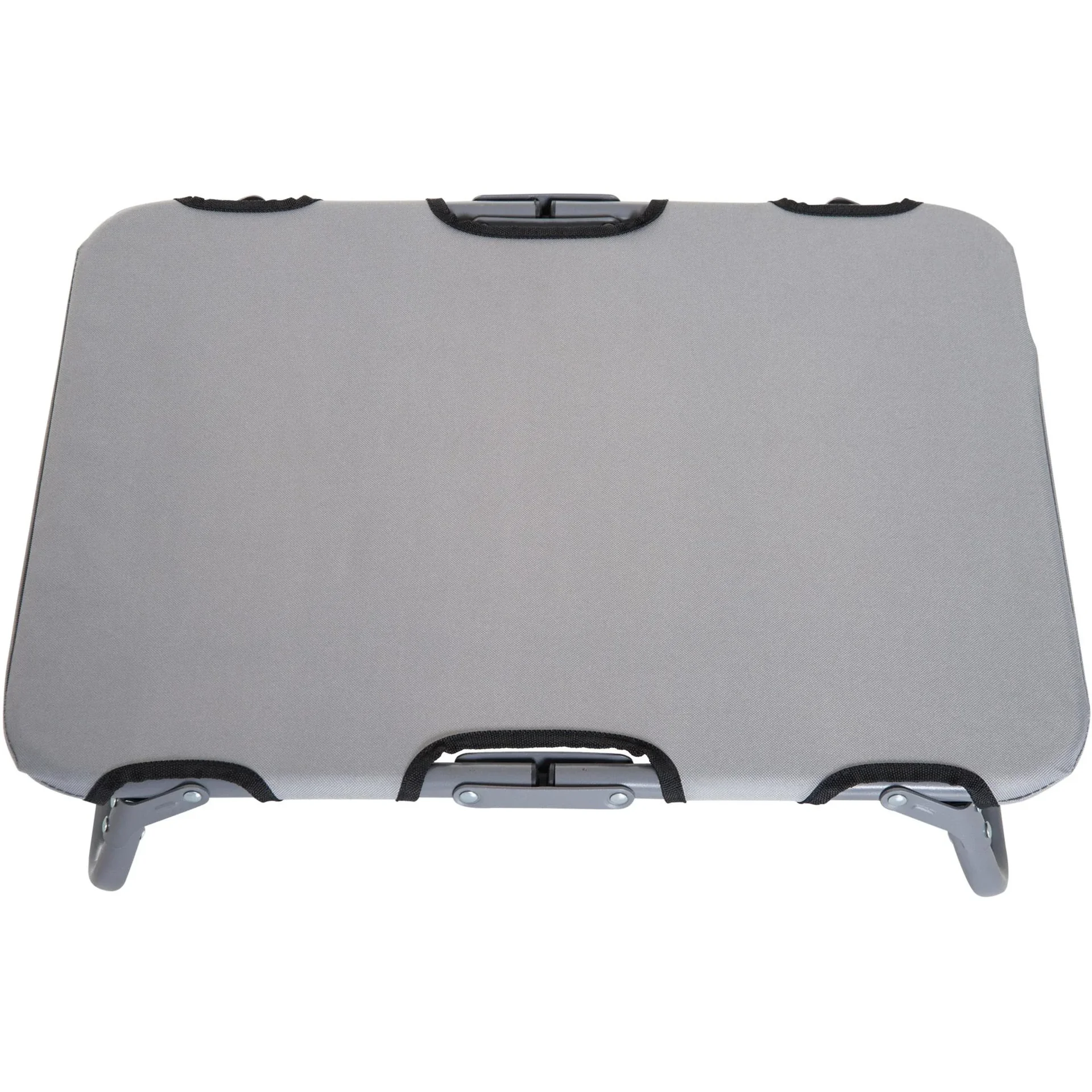 Hundeliege Hundebett Katzenbett Schlafplatz faltbar grau L59 x B46 x H15 cm - 1