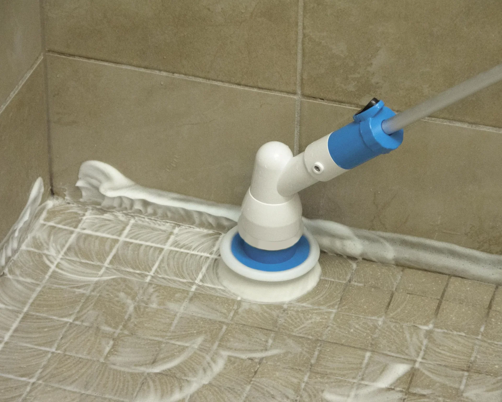 Reinigungsbürste "Hurricane Spin Scrubber", Türkis, 7-teilig - 1