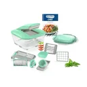 Nicer Dicer Chef, Mintgrün, 15-teilig