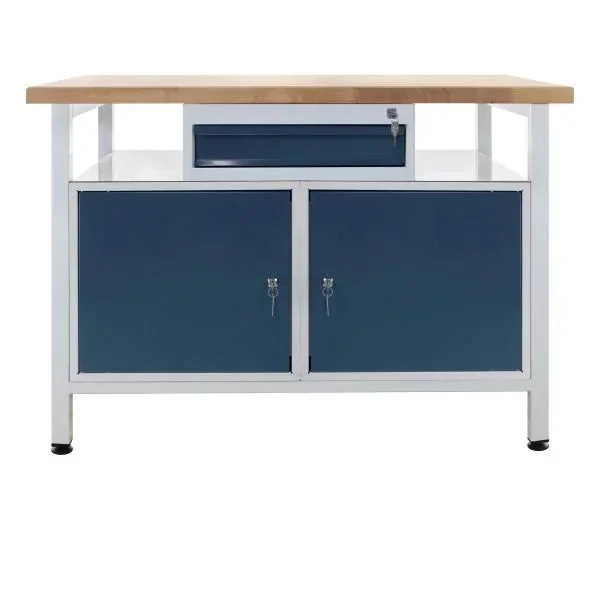 Werkbank "Premium" 1 Schubladen, 2 Türen, L1200xB600xH840mm