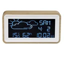 Wetterstation mit Funkuhr, Wecker und 2 USB Ladebuchsen
