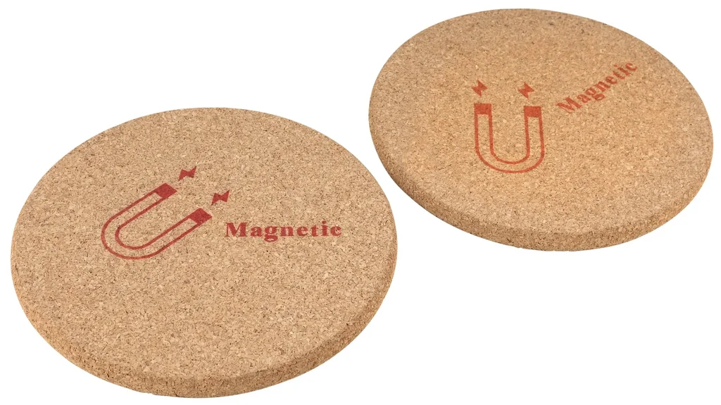 Topfuntersetzer, Ø 19 cm aus Kork, magnetisch, 2 Stück
